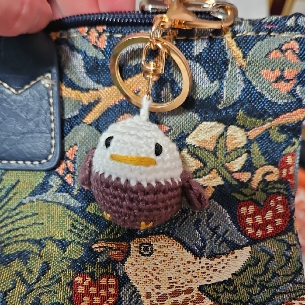 Crochet Eagle Keychain